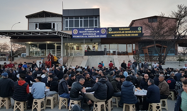 Madeni Tornacılar ve Tamirciler Odası İftar Programı Düzenledi