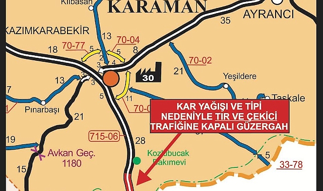 Sertavul Geçidi Kapandı