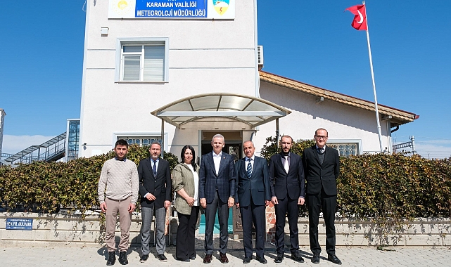Vali Çiçekli, Meteoroloji Müdürlüğünü ziyaret etti