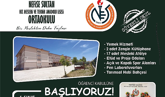Eğlenerek Öğrenmenin Yeni Adresi: Nefise Sultan Ortaokulu