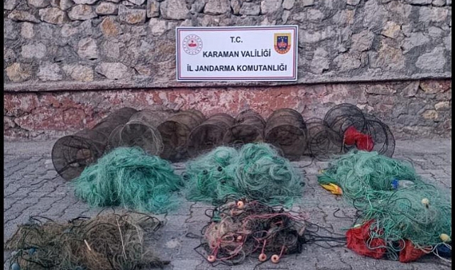 Ermenek Baraj Gölünde Kaçak Av yapanlara Jandarma Geçit Vermiyor