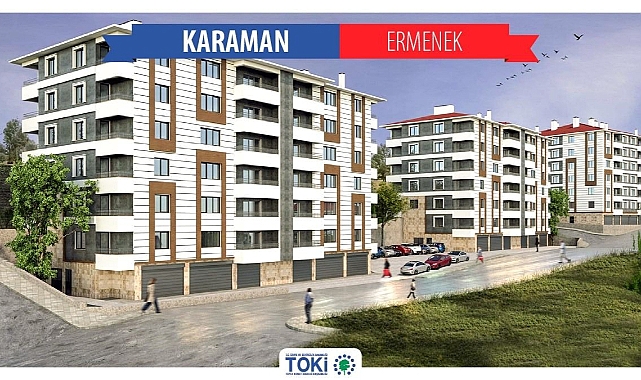 Ermenek'te Yeni TOKİ Konutlarının Kura Çekilişi Yapıldı
