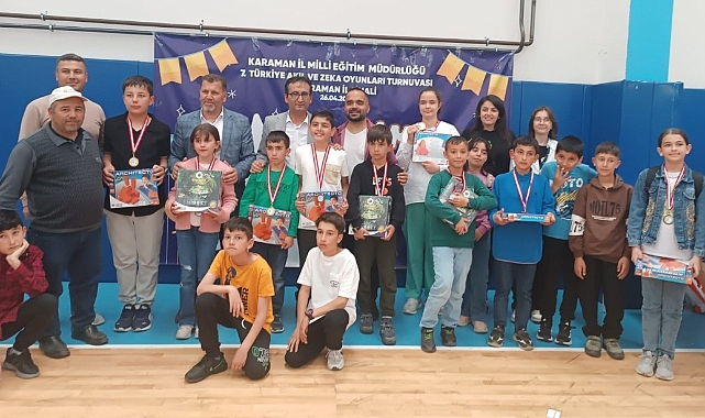 Karaman'da Akıl ve Zekâ Oyunları Turnuvası Heyecanı Yaşandı