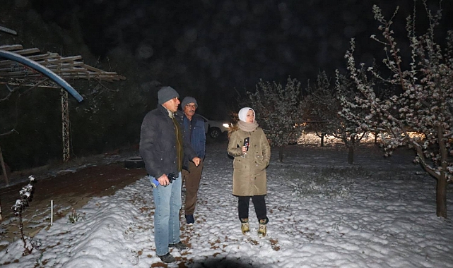 Karaman'da Elma Bahçelerinde Zirai Don nöbeti sürüyor