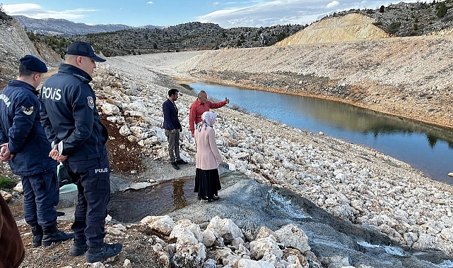 Kaymakam Çakır, Üzümlü Göletini inceledi