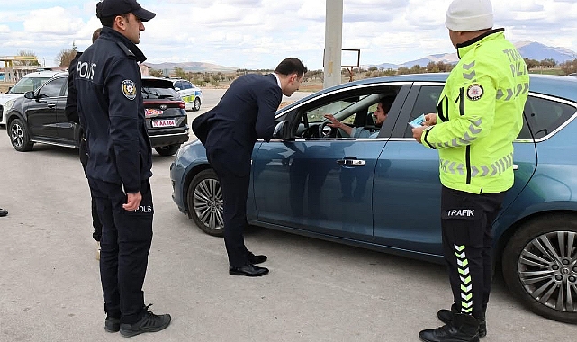 Kazımkarabekir’de bayram denetimlerinde 3 bin 675 şahıs, 964 araç sorgulandı