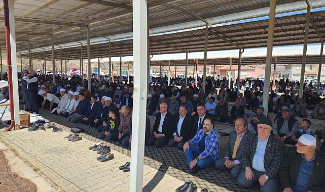 Kılbasan ve Çavuşpınarı köylerinde yağmur duası yapıldı