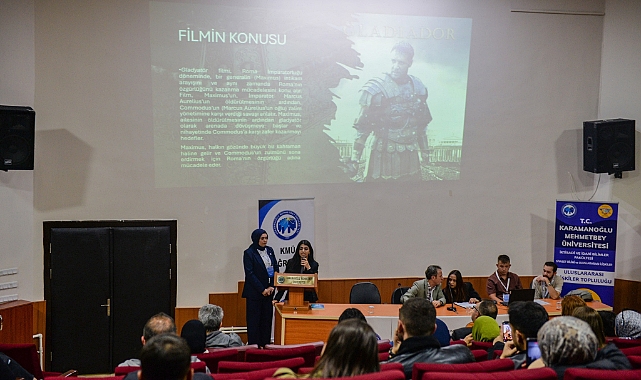 KMÜ'de “Uluslararası İlişkiler Bağlamında Film Kritiği-5” konulu etkinlik düzenlendi