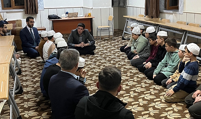 Kurs öğrencileri Kaymakam Erdoğan'ı ağırladı