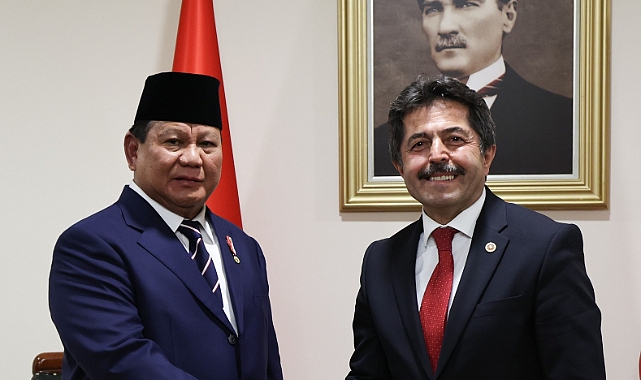 Milletvekili Sağlam Endonezya Cumhurbaşkanı Subianto ile bir araya geldi