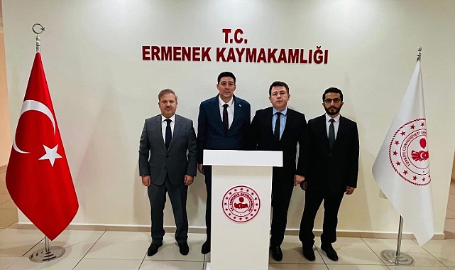 Müfettişlerden Kaymakama ziyaret