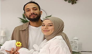 Sağlıkçı Günaştı Çiftinin Mutlu Günü "Hoşgeldin Arden Bebek"
