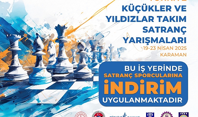 Türkiye Küçükler Ve Yıldızlar Takım Satranç Yarışmaları Karaman’da Başlıyor