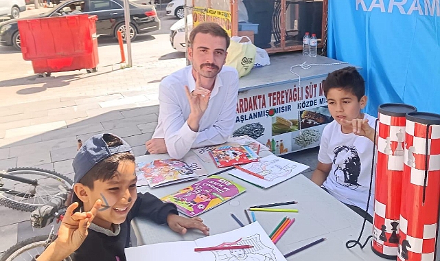 Ülkü Ocakları Karaman'dan 23 Nisan'a renkli dokunuş