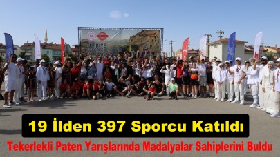 Tekerlekli Paten Yarışlarında Madalyalar Sahiplerini Buldu