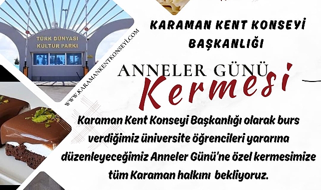 Anneler Günü Kermesine Davet