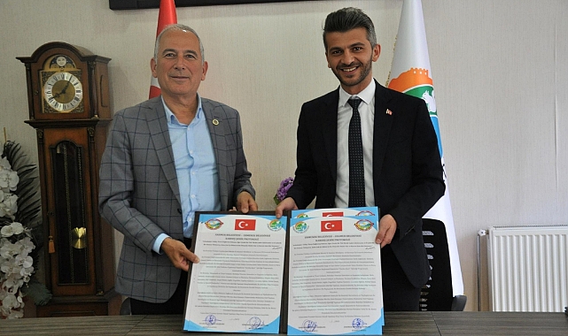Ermenek ve Anamur Belediyelerinden Kardeşlik Protokolü