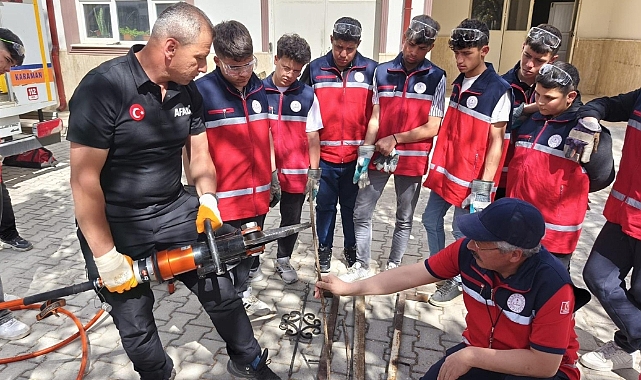 Karaman'da İş Sağlığı ve Güvenliği Haftası Farkındalık Etkinlikleriyle Kutlandı