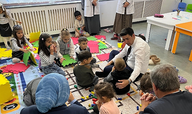 Kaymakam Erdoğan minik kursiyerleri ziyaret etti