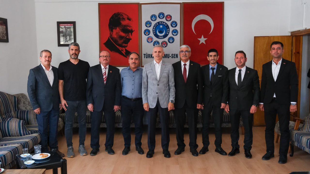 Vali Çiçekli, sendikaları ziyaret etti