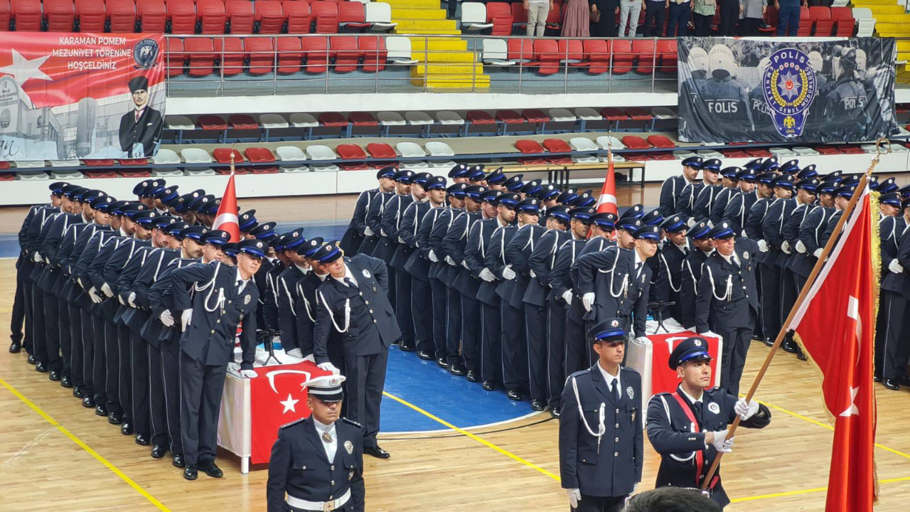 Karaman POMEM'de Mezuniyet Coşkusu