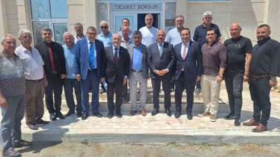 İYİ Parti Heyetinden Ticaret Borsası’na Ziyaret