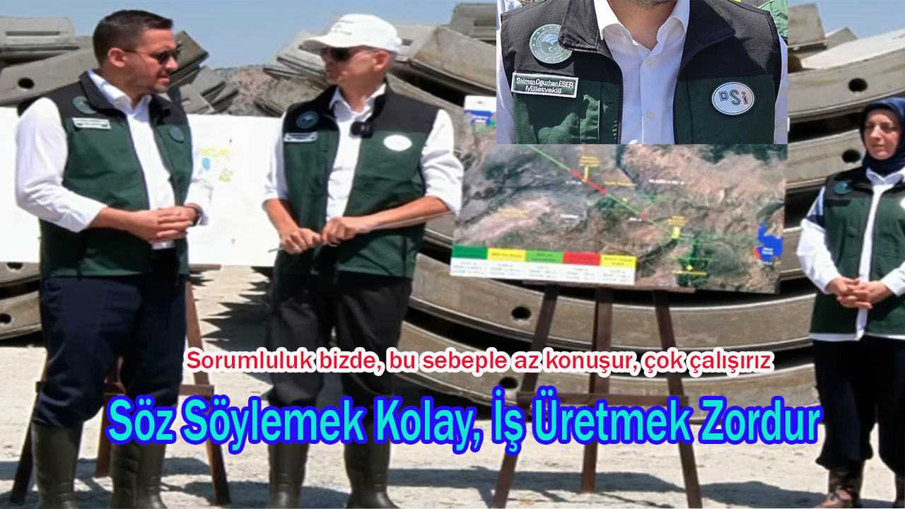 Eser: Karaman'ın suyunu da geleceğini de biz düşünüyoruz. Düşünmek zorundayız