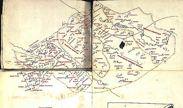 1922 YILINDA KARAMAN KAZASI ALADAĞ NAHİYESİ VE KÖYLERİ