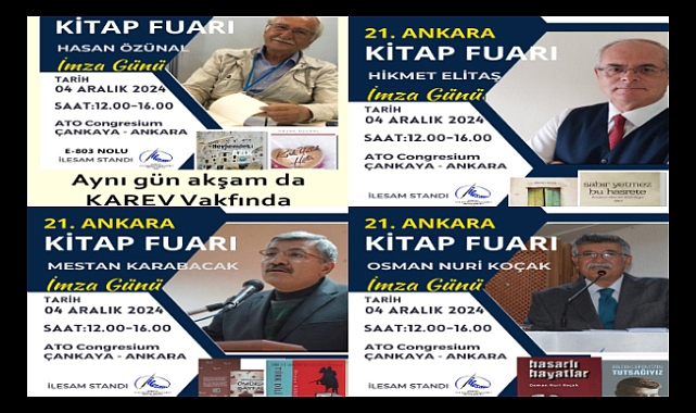ANKARA KİTAP FUARINDAYIZ