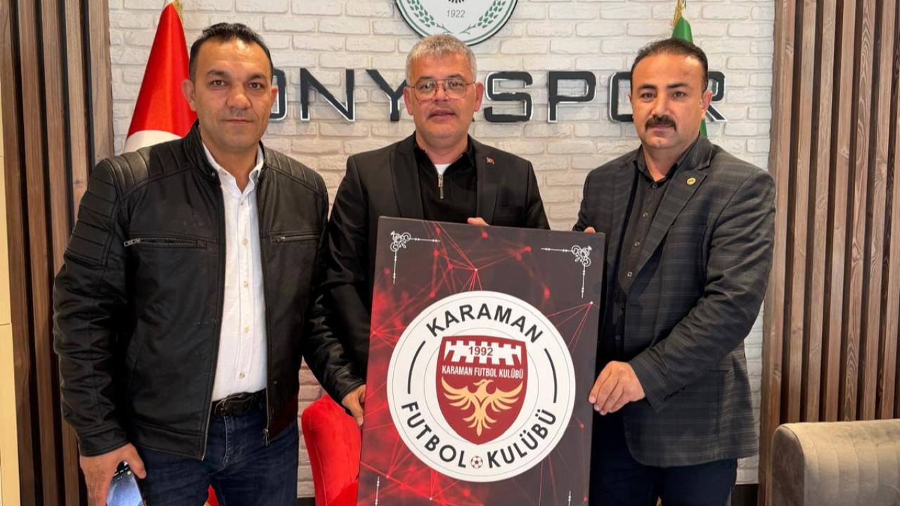 Karaman Futbol Kulübü Başkanı Soyfidan’dan Konyaspor Başkanı Ömer Atiker’e ziyaret