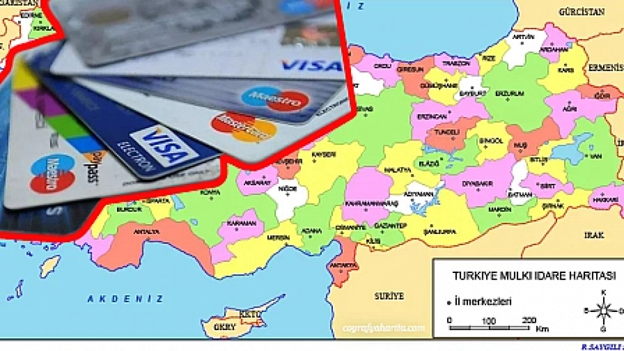 BDDK, Türkiye'nin en borçlu ve en az borçlu illerini açıkladı. Karaman borç takibinde ilk sırada