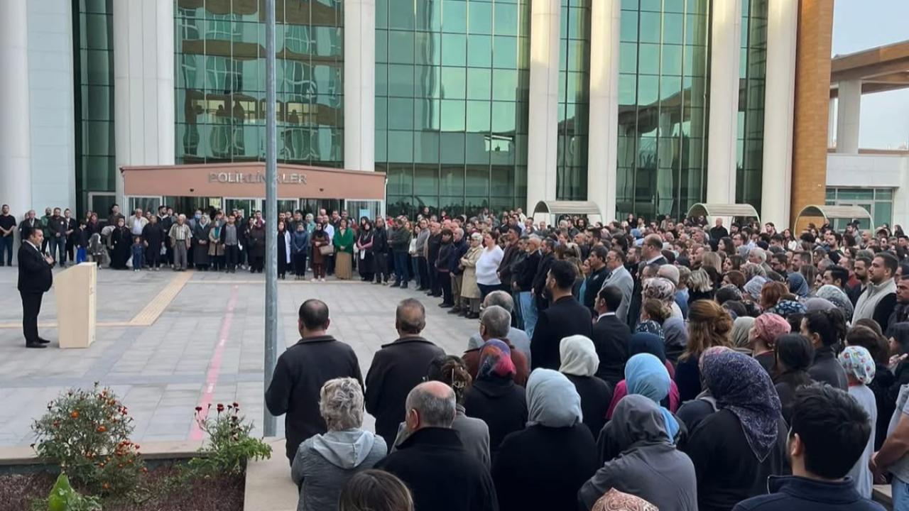 Hastanede 10 Kasım Anma Töreni: Atatürk’e Büyük Özlem, Yoğun Katılım