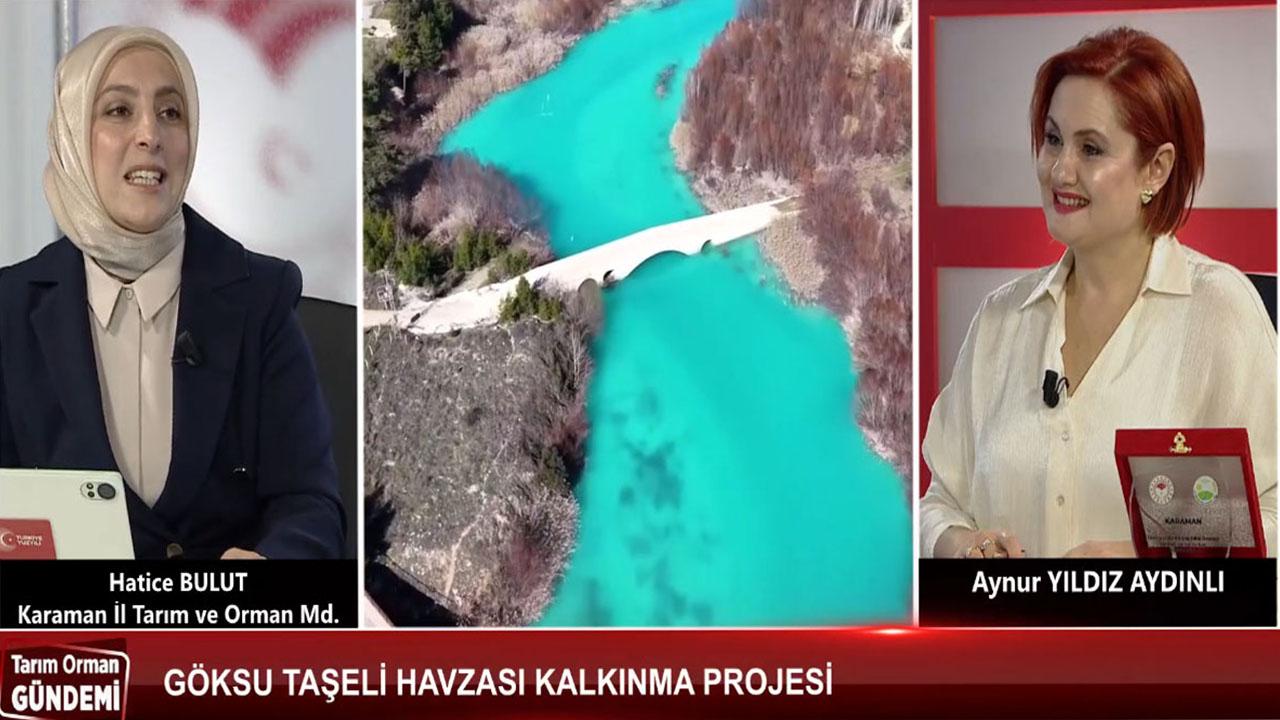 İl Müdürü H. Bulut Karaman Tarımını ‘Tarım TV’de Anlattı