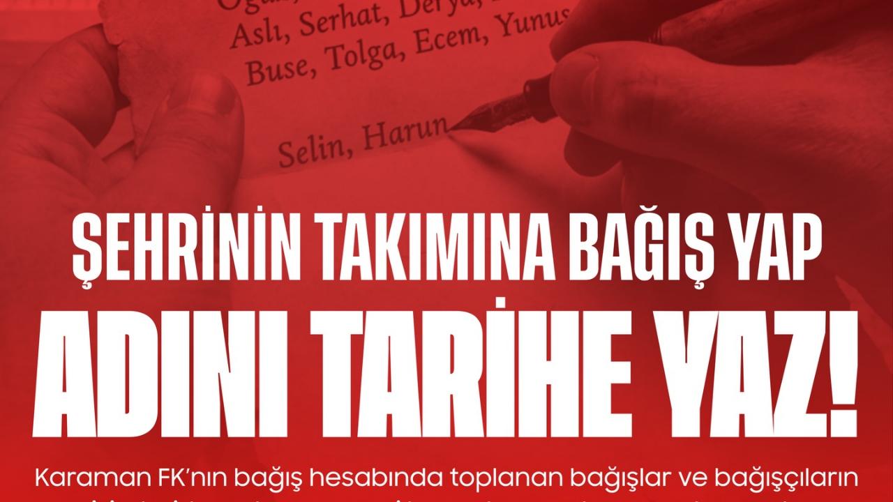 “Karaman FK’ya Nefes Ol” Kampanyası Fiyaskoya Döndü: Şehir Takımına Sırtını Döndü