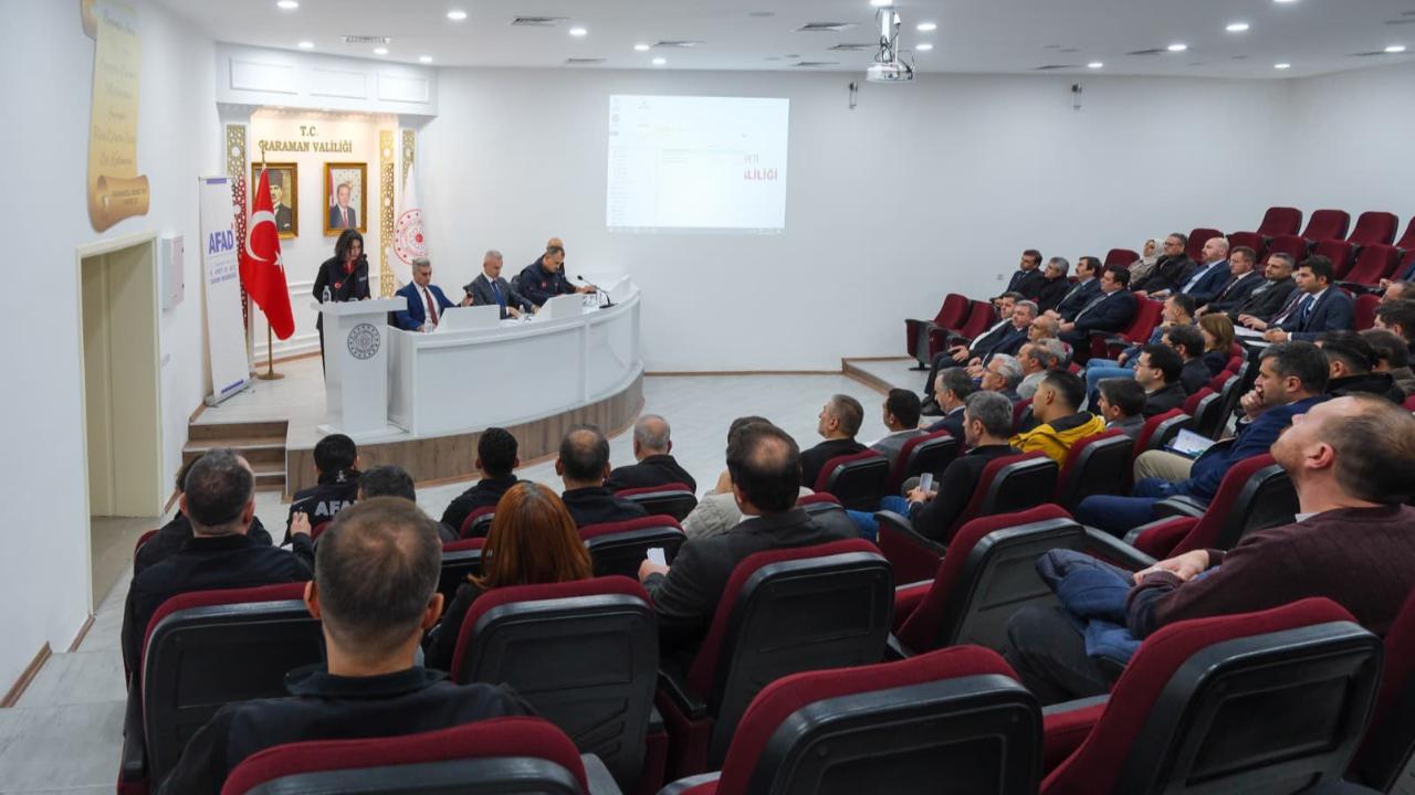 Karaman'da İRAP Değerlendirme Toplantısı gerçekleştirildi.