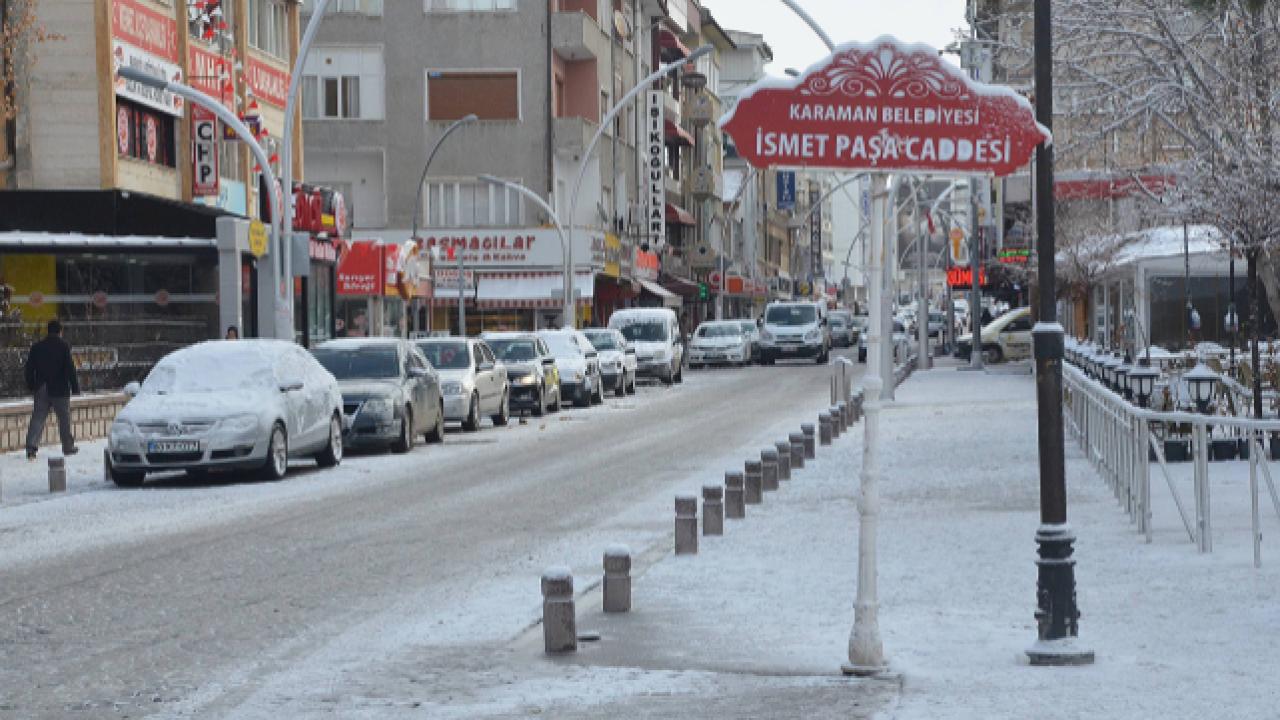 Karaman Buz Kesti: İki Gecede Termometreler –16,9’u Gördü