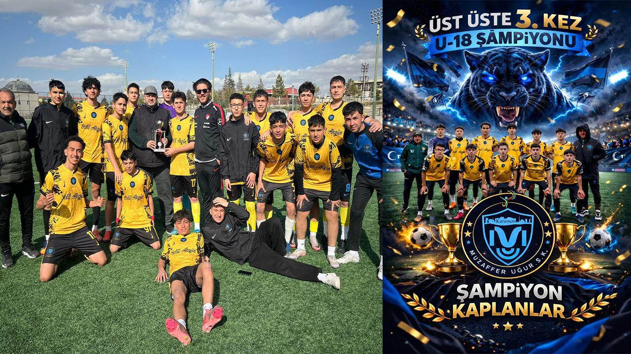 Muzaffer Uğur SK Üst Üste 3. Kez U-18 Şampiyonu!
