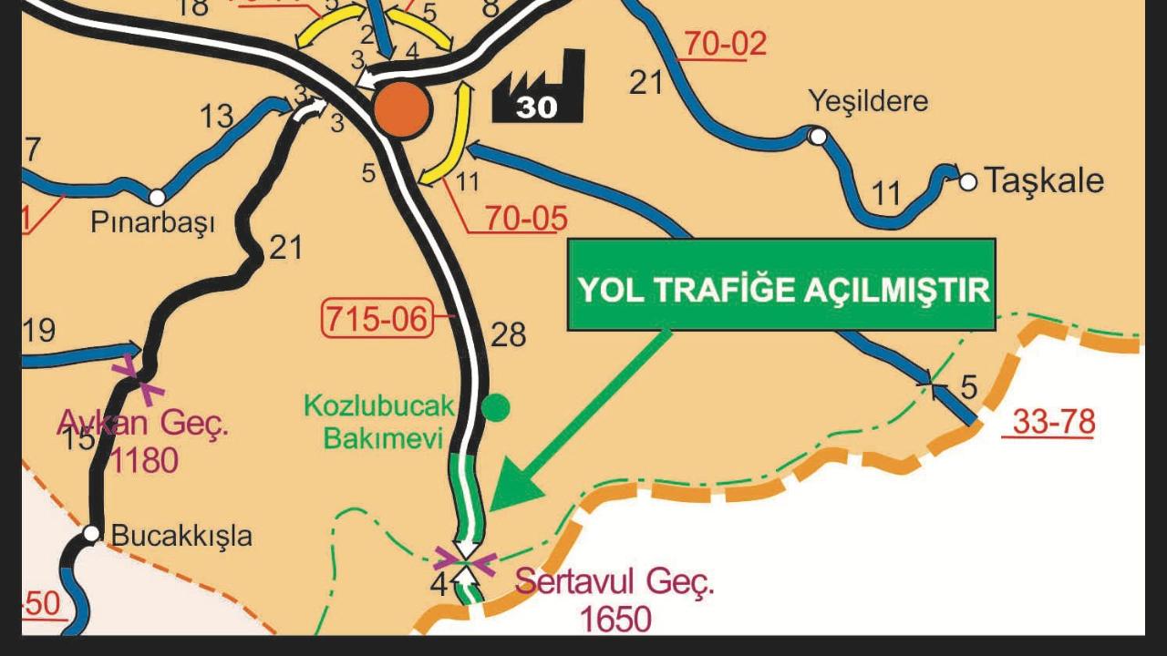 Sertavul Geçidi Trafiğe Açıldı