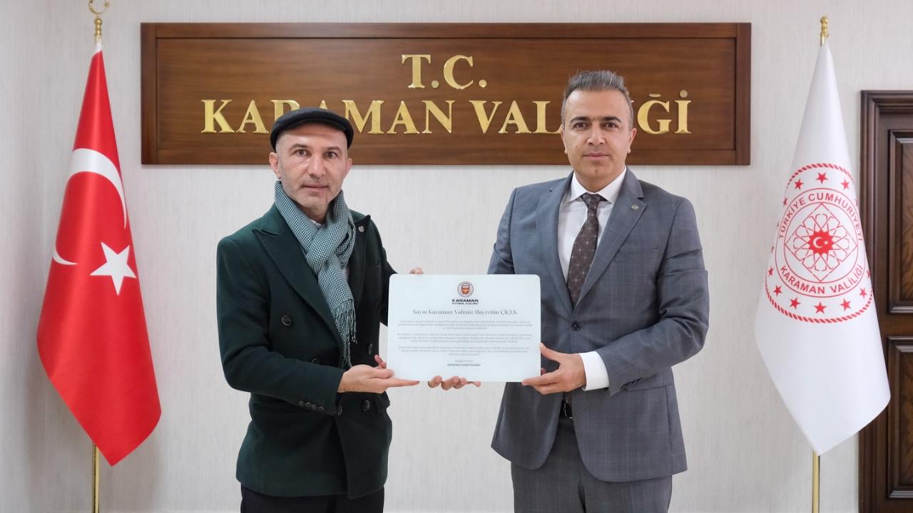 Vali Çiçek, Karaman FK’nın Fahri Üyesi Oldu