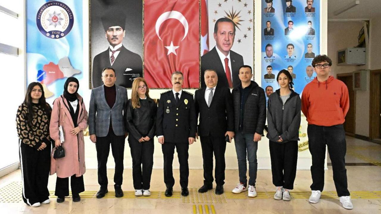 Karaman den Emniyet Müdürü Turhan’a Ziyaret
