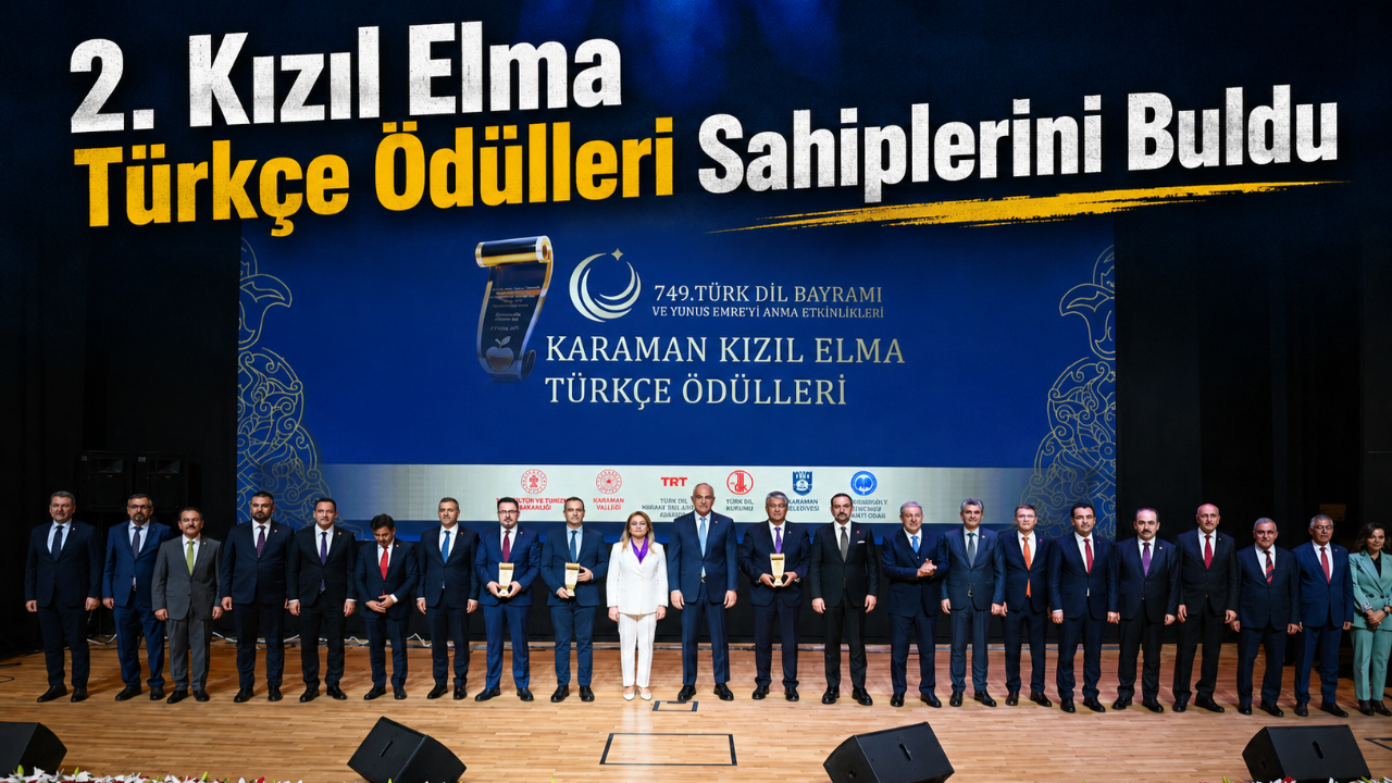 2. Kızıl Elma Türkçe Ödülleri Sahiplerini Buldu