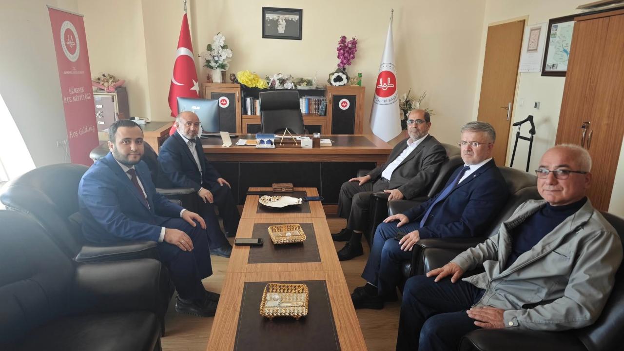 Gürbüz’den Ermenek İlçe Müftülüğüne Ziyaret