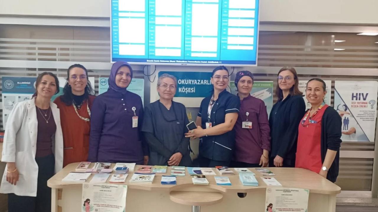 Hastanede "Sağlık Okuryazarlığı Köşesi" Standı Kuruldu