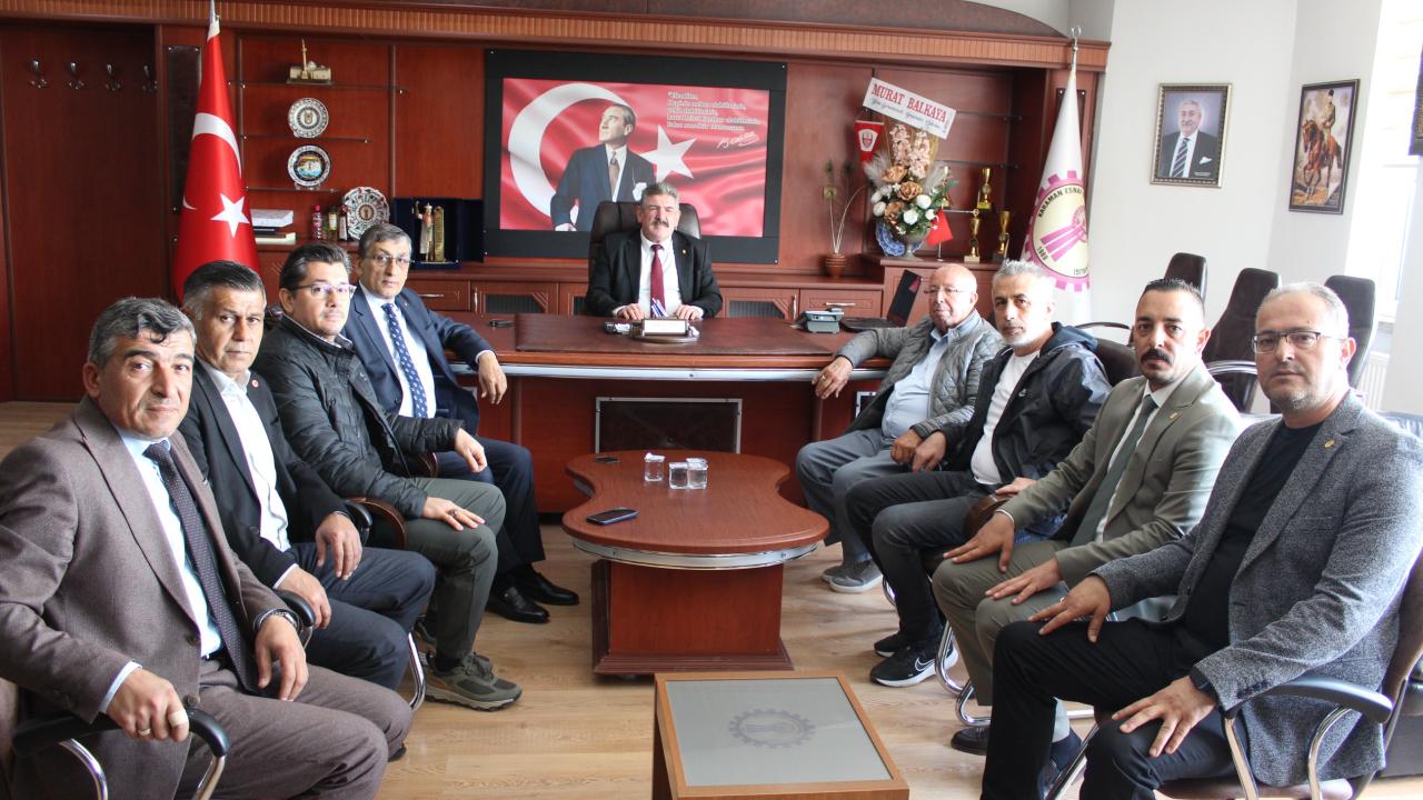 Karaman Ticaret Borsası’ndan Dik’e Hayırlı Olsun Ziyaret