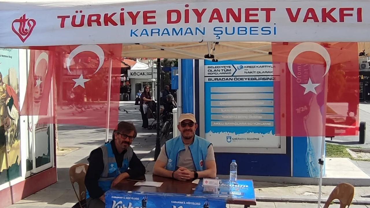 Karaman’da Kurban Bağış Stantları Hizmet Vermeye Başladı