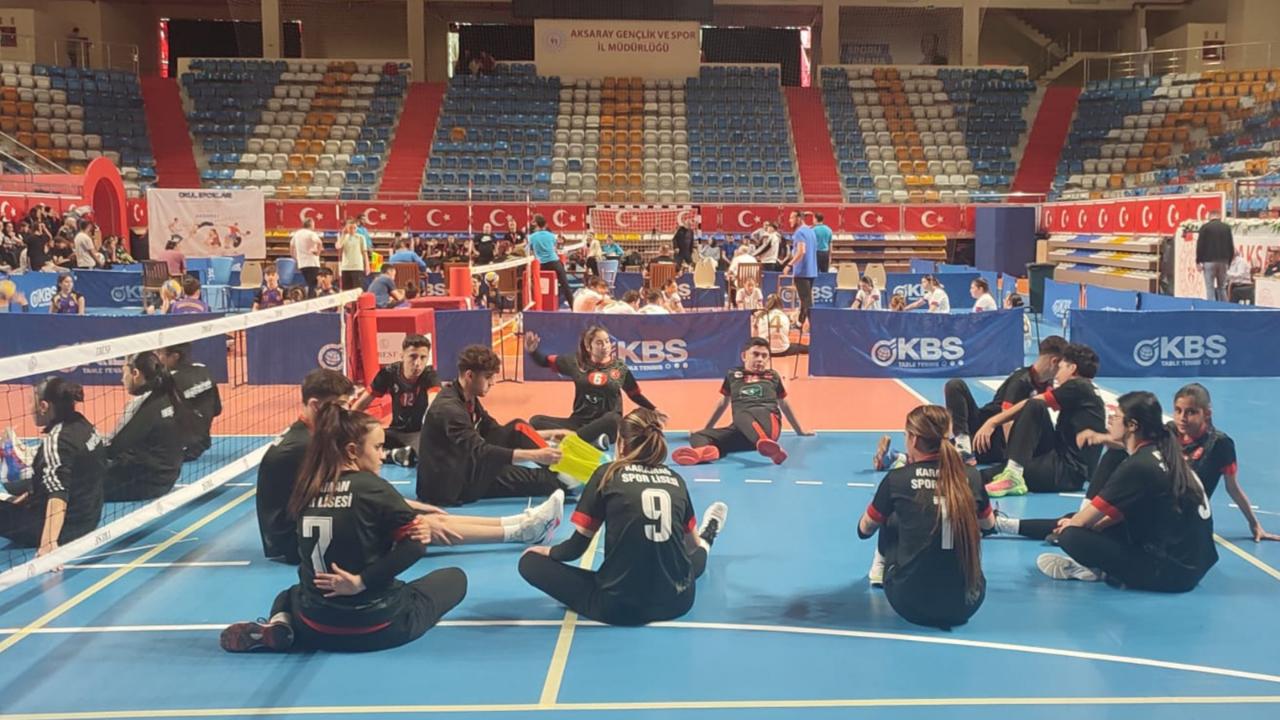 Karaman’dan Oturarak Voleybolda Türkiye Derecesi