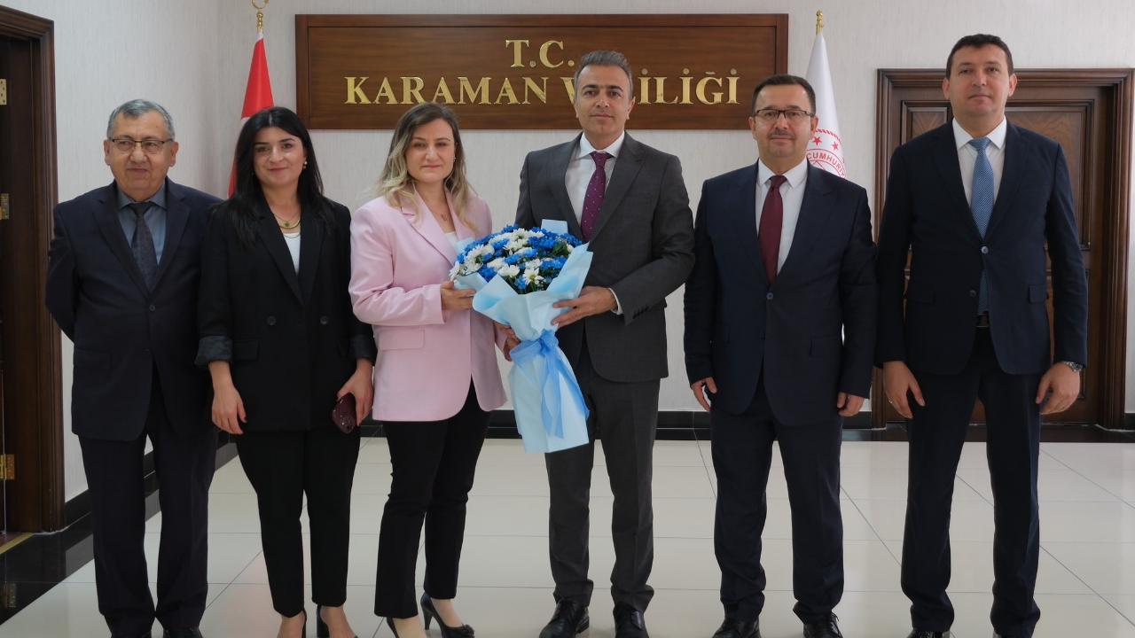 SGK İl Müdürlüğü Heyetinden Vali Çiçek'e Ziyaret