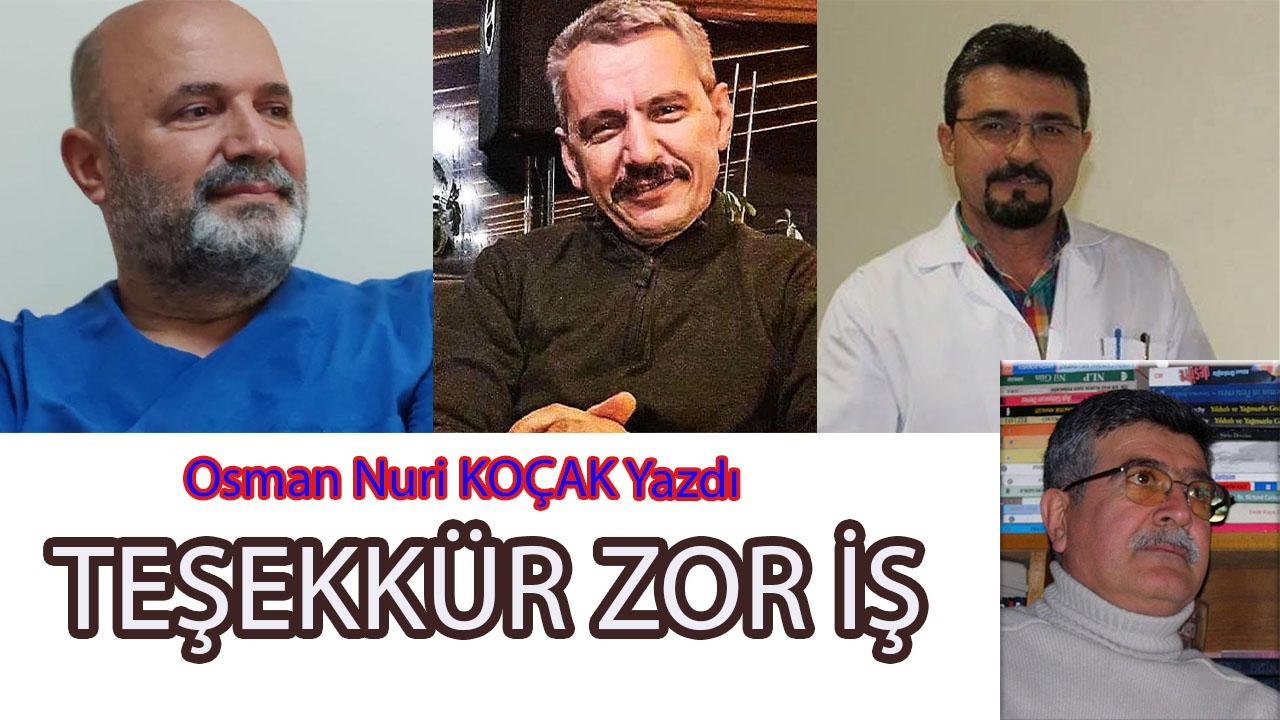TEŞEKKÜR ZOR İŞ