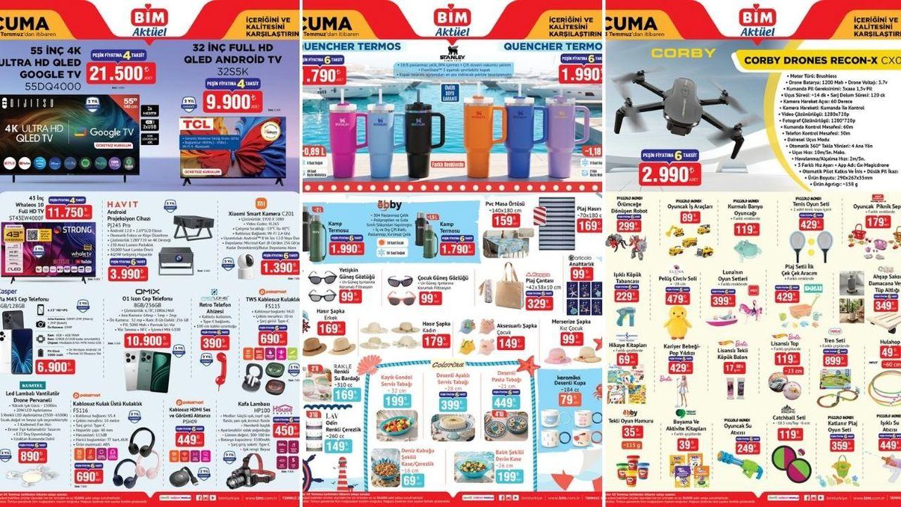 Bim 3 Temmuz 2026 aktüel kataloğunda dikkat çeken ürünler