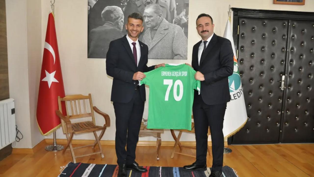 Ermenek Cumhuriyet Başsavcısı Doğan'dan Başkan Bozcu'ya Veda Ziyareti